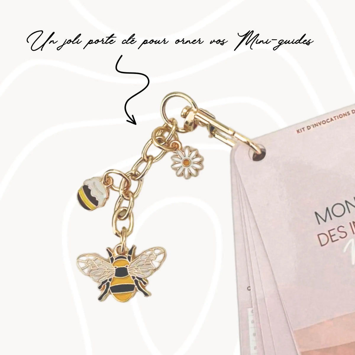 Porte-clé Little Bee  Bloom and co papeterie