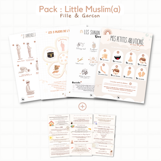 Pack : Little muslim/muslima boho