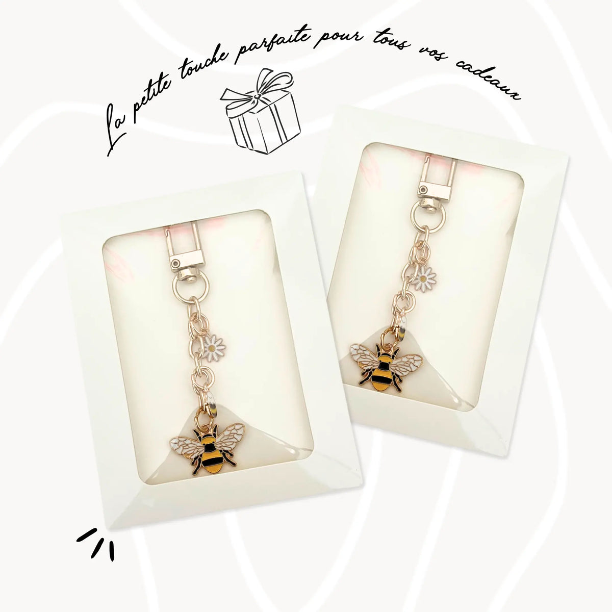 Porte-clé Little Bee  Bloom and co papeterie