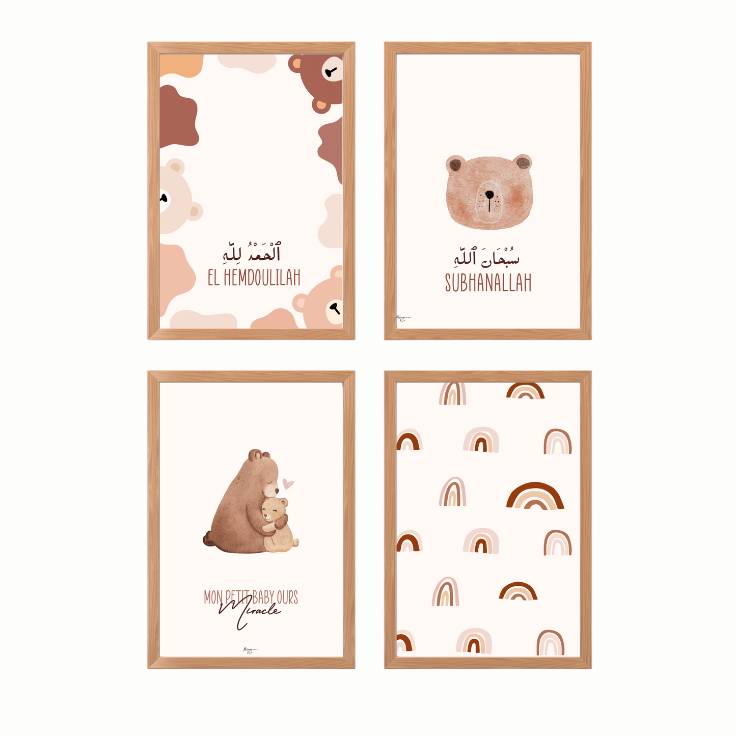 Pack d’affiches : Baby ours