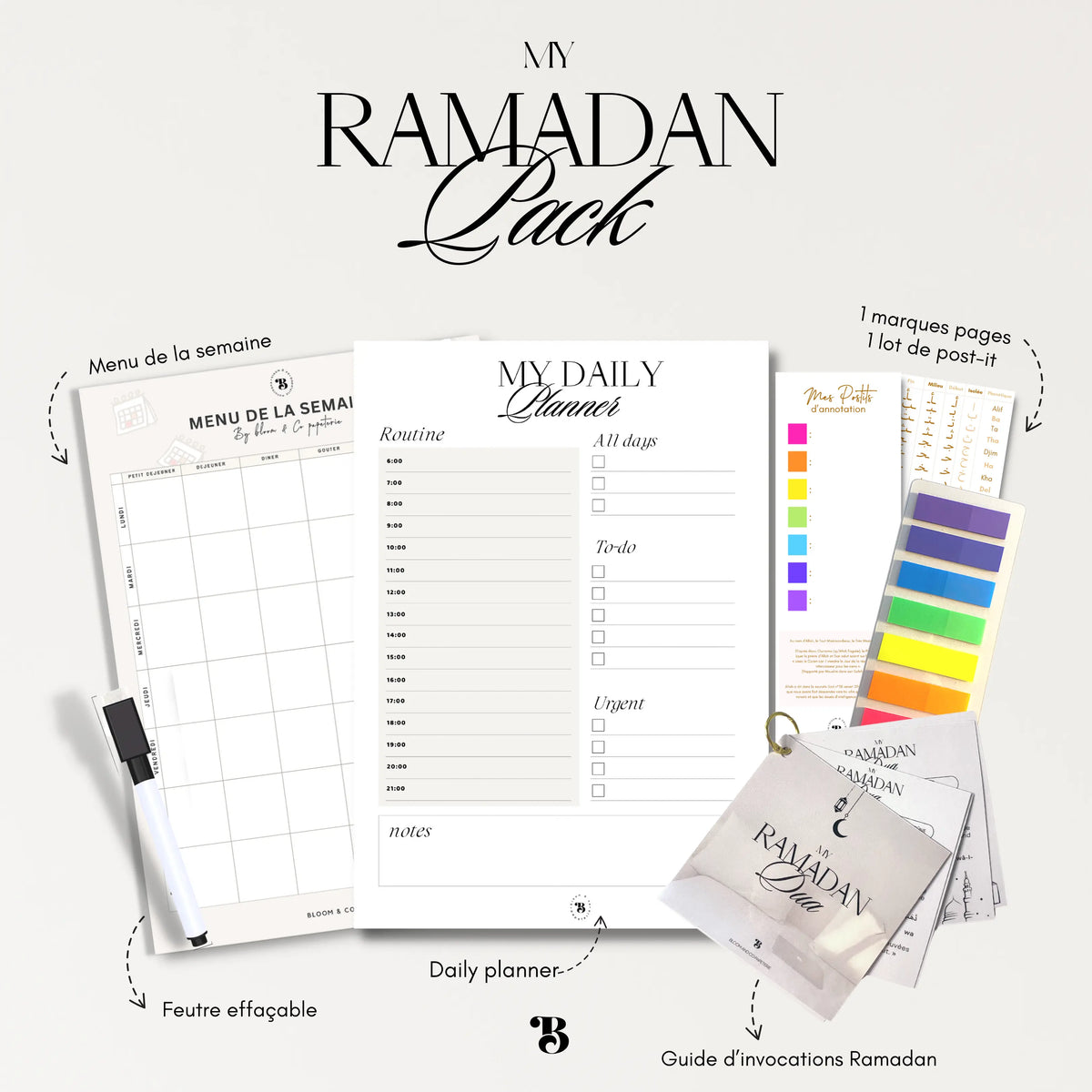 My Ramadan Pack Bloom and co papeterie