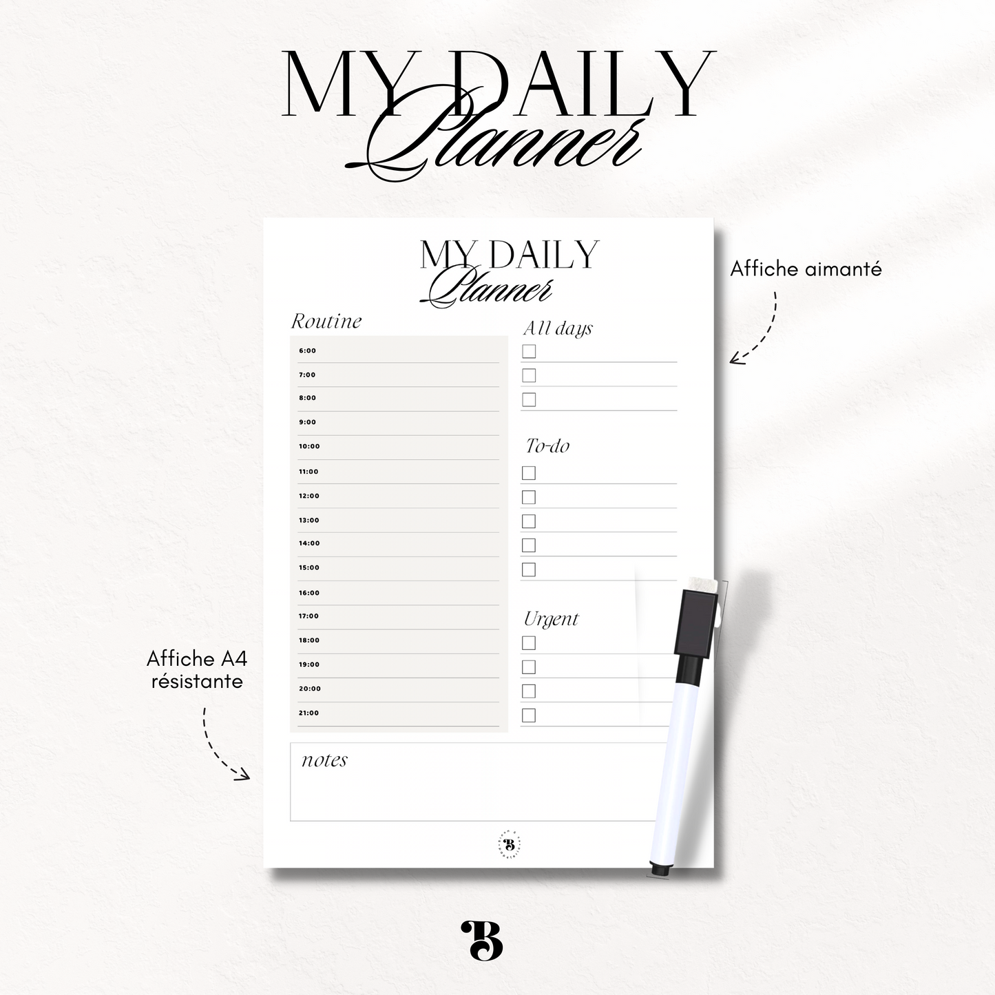 Organisateur : My daily Planner