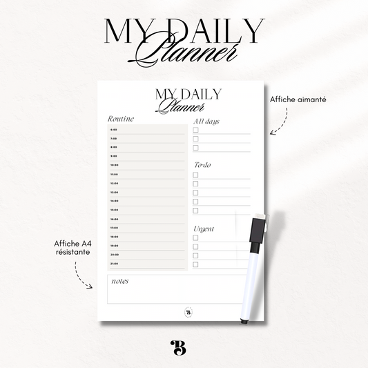 Organisateur : My daily Planner