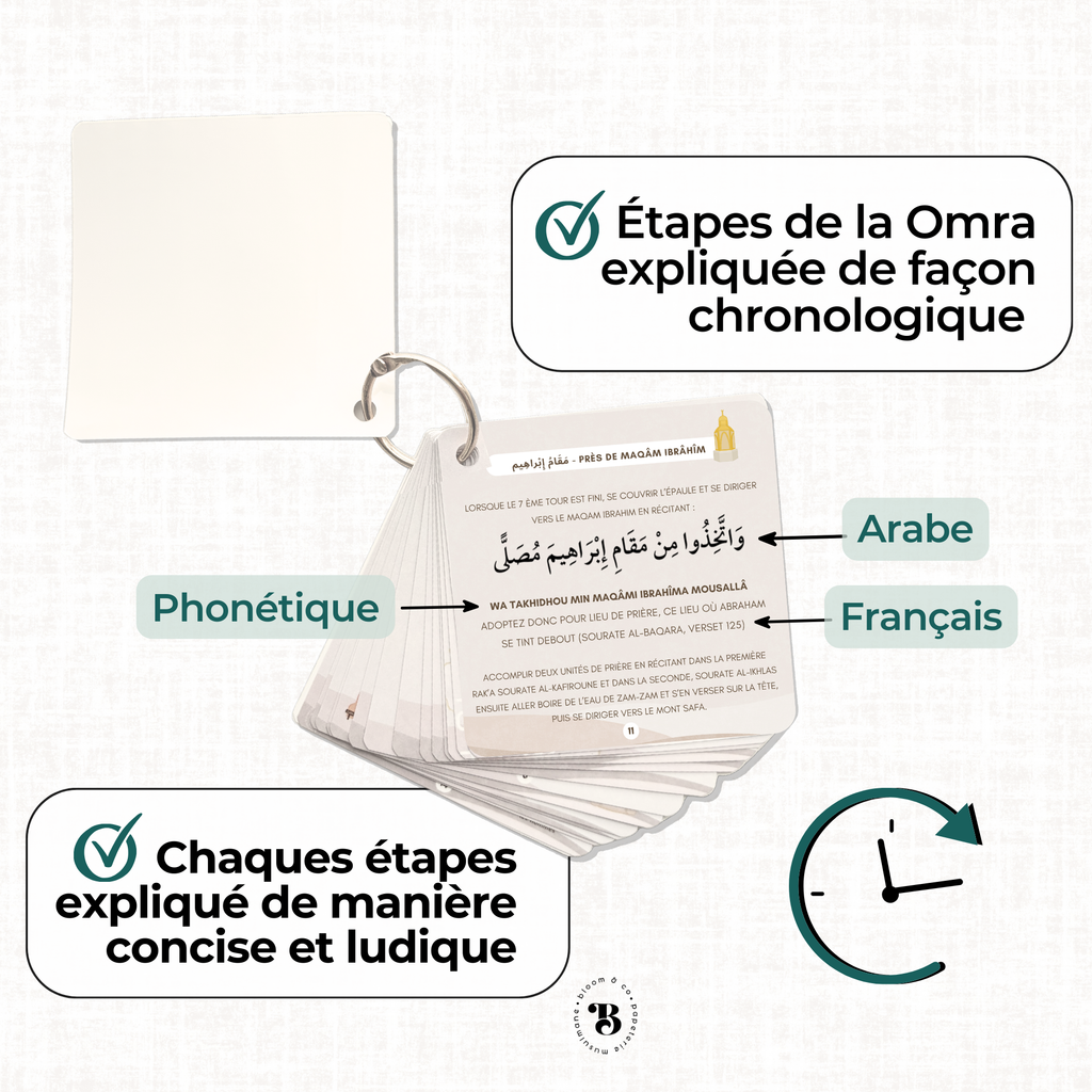 Mini guide Omra - Amazon Bloom and co papeterie
