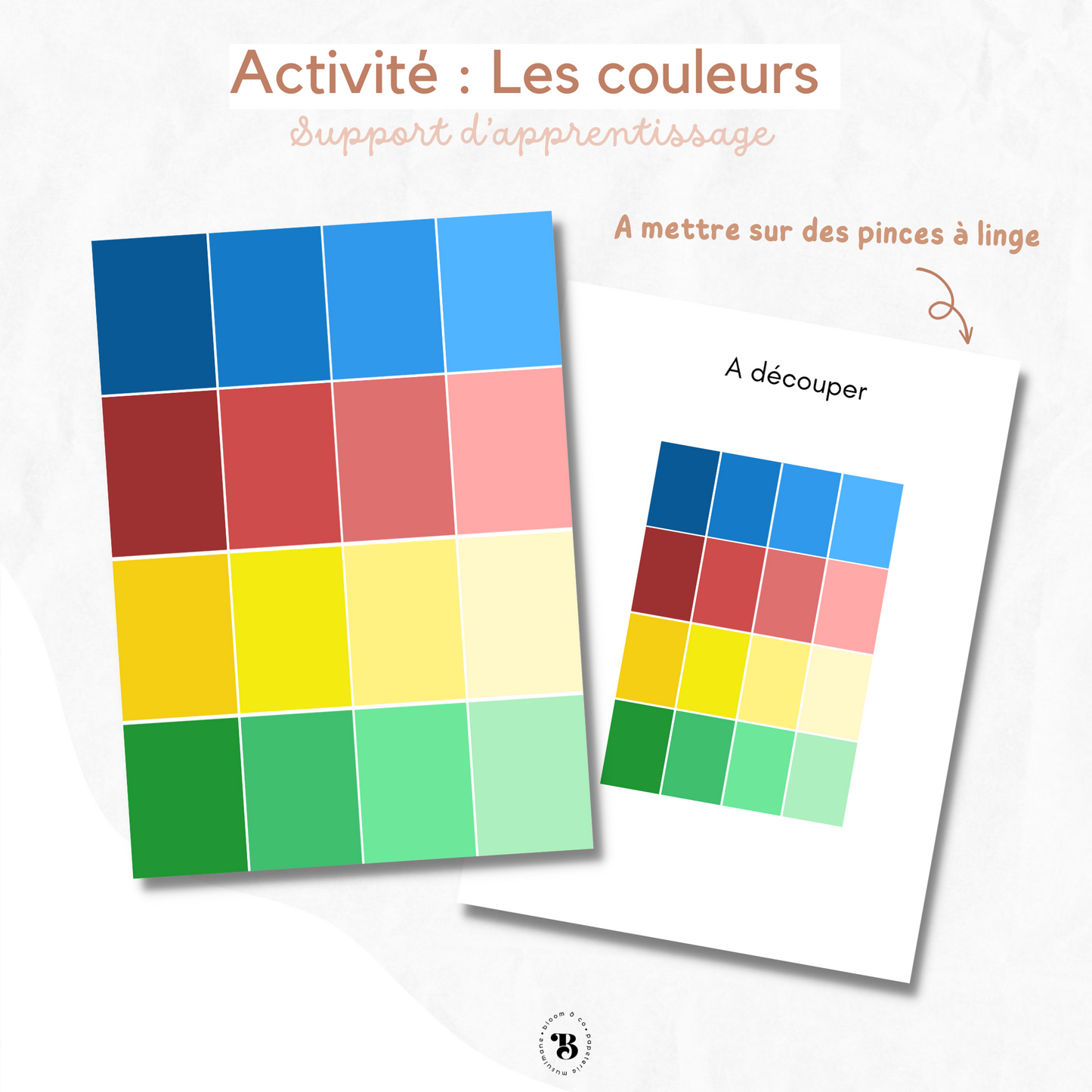 Activité : Nuances de couleurs