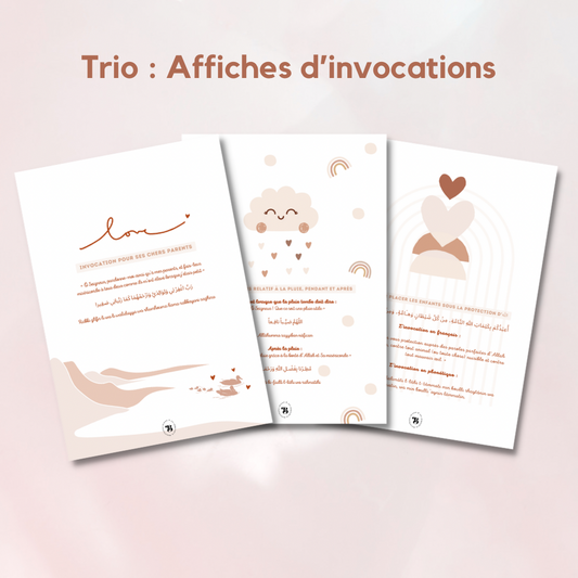 Trio: Affiches d’invocations